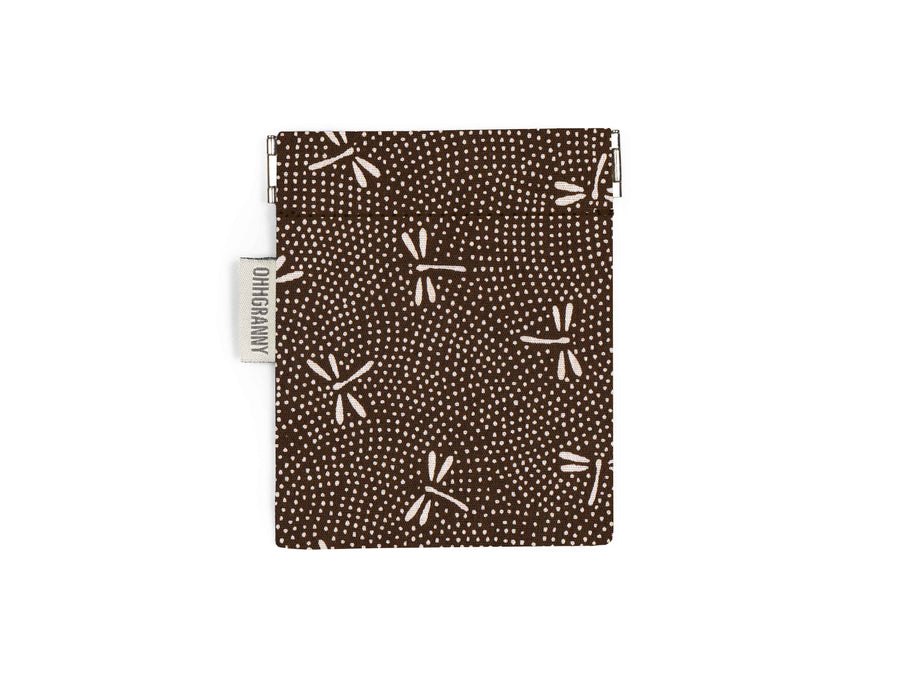 Dragonfly on Dots (Brown)