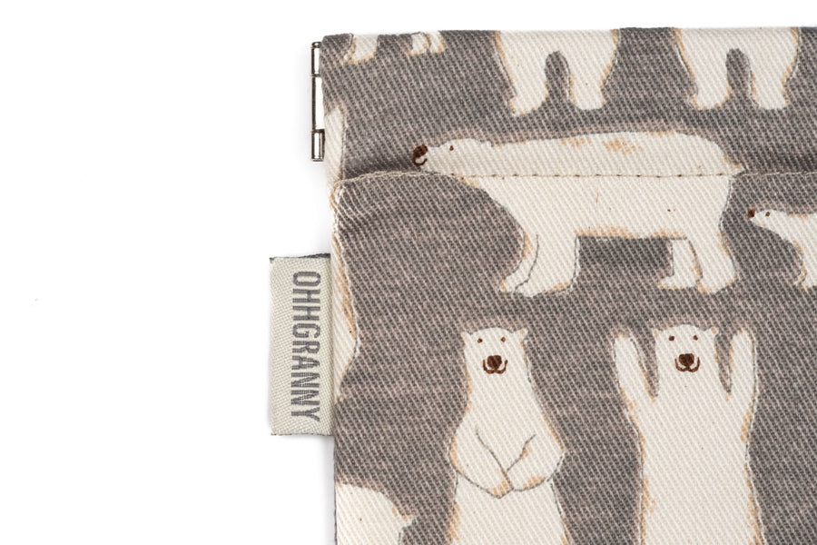 Mini Inuka Bear (Grey)