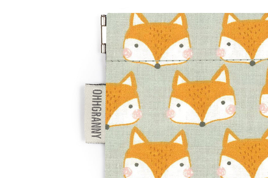 Foxy on Grey