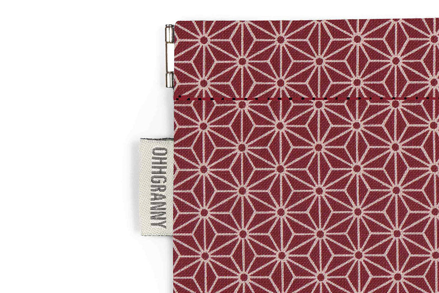 Asanoha on Red