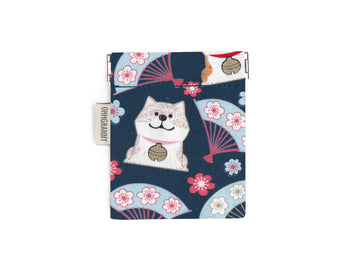 Sakura Inu Fan (Navy)