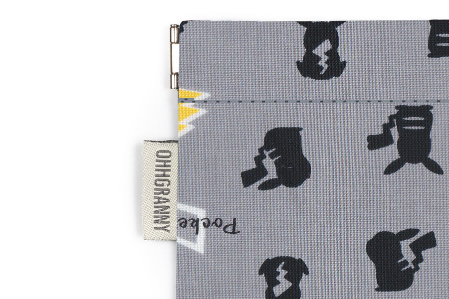 Pika Pika on Grey