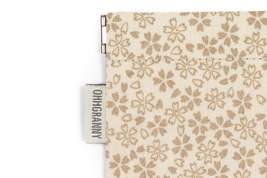 Gold Sakura on Beige